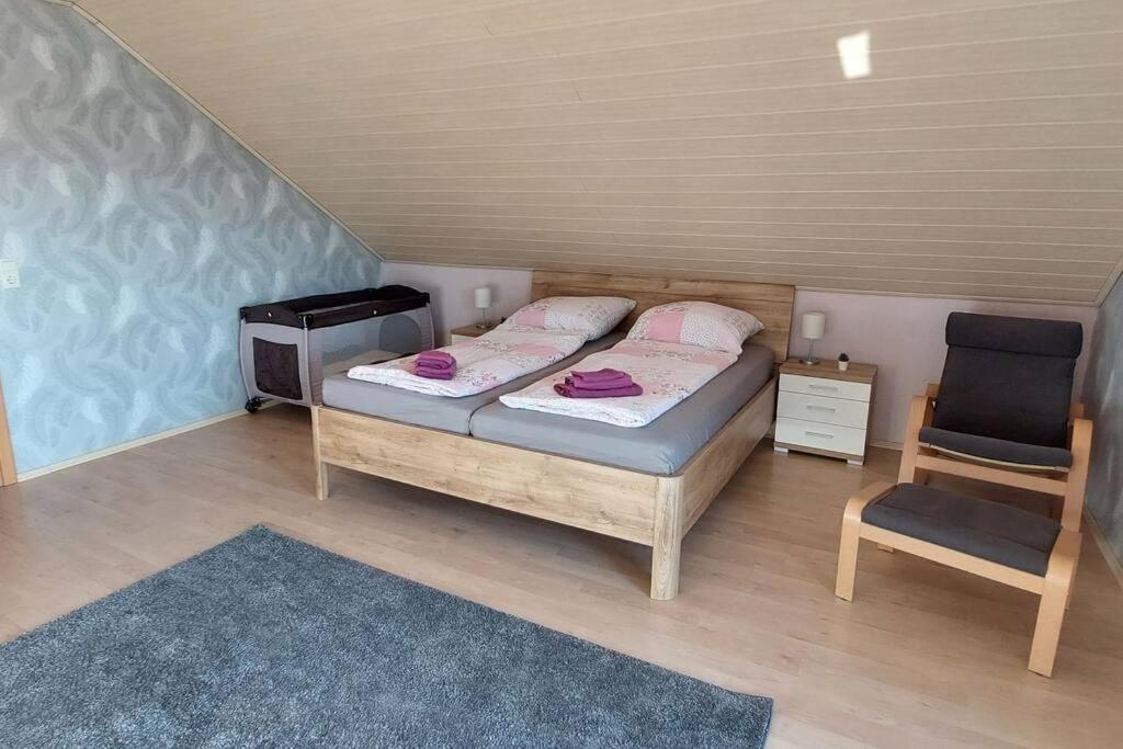 Grosse Tolle 4 Zimmer Ferienwohnung Im Herzen Des Odenwaldes Mörlenbach Dış mekan fotoğraf